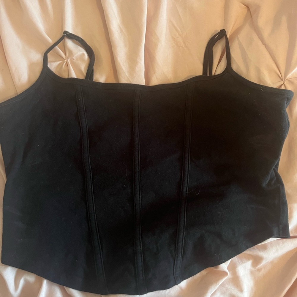 Corset-style tank